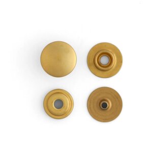 Druckknöpfe Line 20 - Massiv Messing 10er Pack