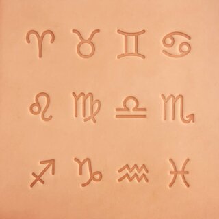 3D Stempel Sternzeichen